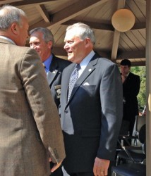 Gov Deal greets state officials at Water Caucus Summit