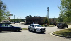 Banks Crossing Starbucks was evacuated Thursday due to bomb threat
