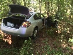 Authorities recovered a stolen Nissan Altima after a high-speed chase in Franklin County