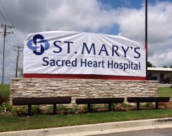 New St. Mary's sign