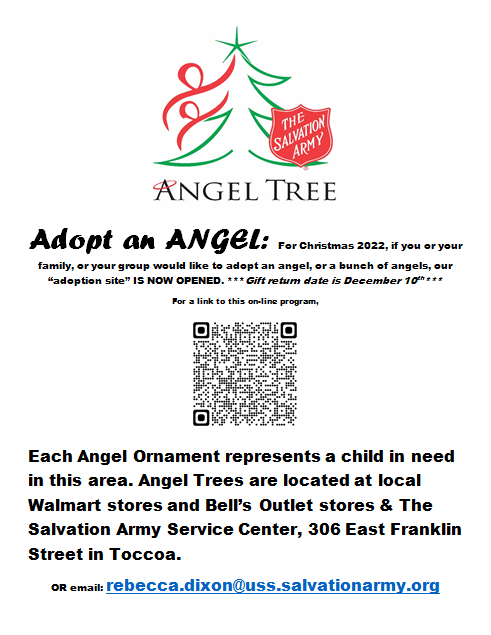 Salvation Army Angel Tree Program Underway - 92.1 WLHR