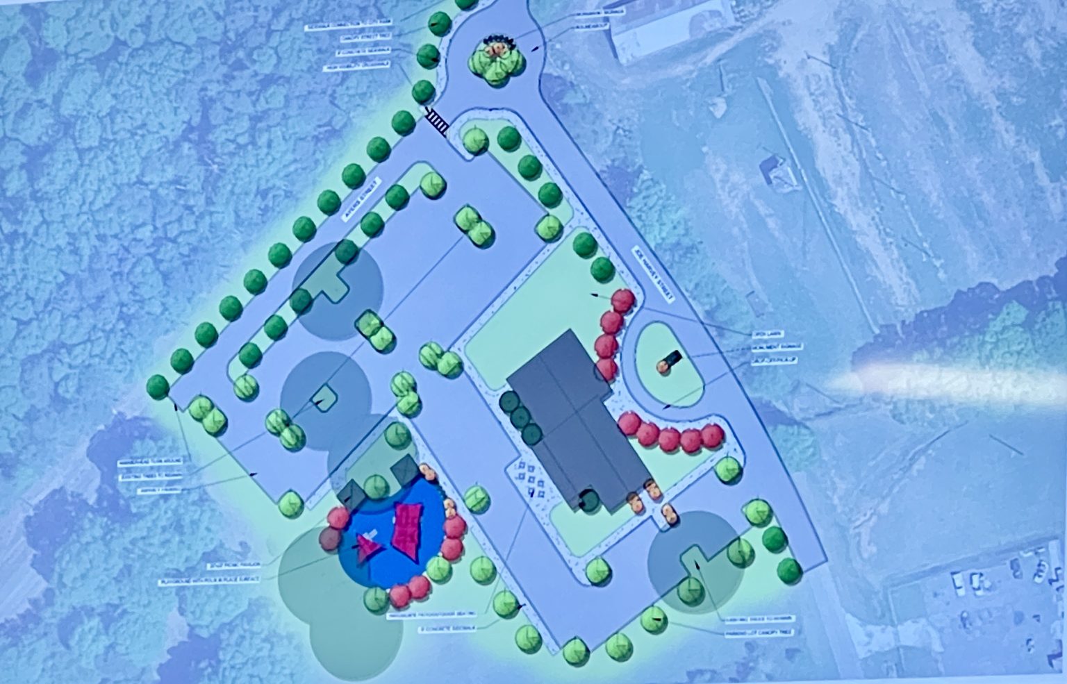 Lavonia City Council Sees Preliminary Ideas for City Parks Improvements