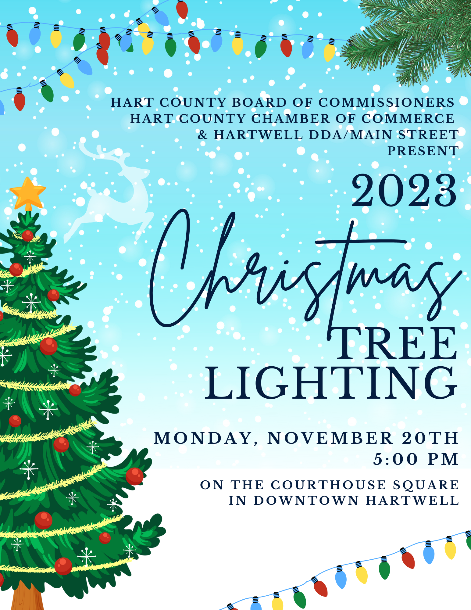 Hart County Prepares for Tree Lighting Next Week 92.1 WLHR